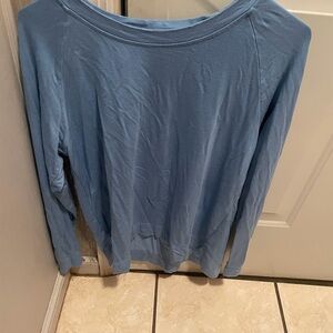LOFT Blue Long Sleeve Blouse